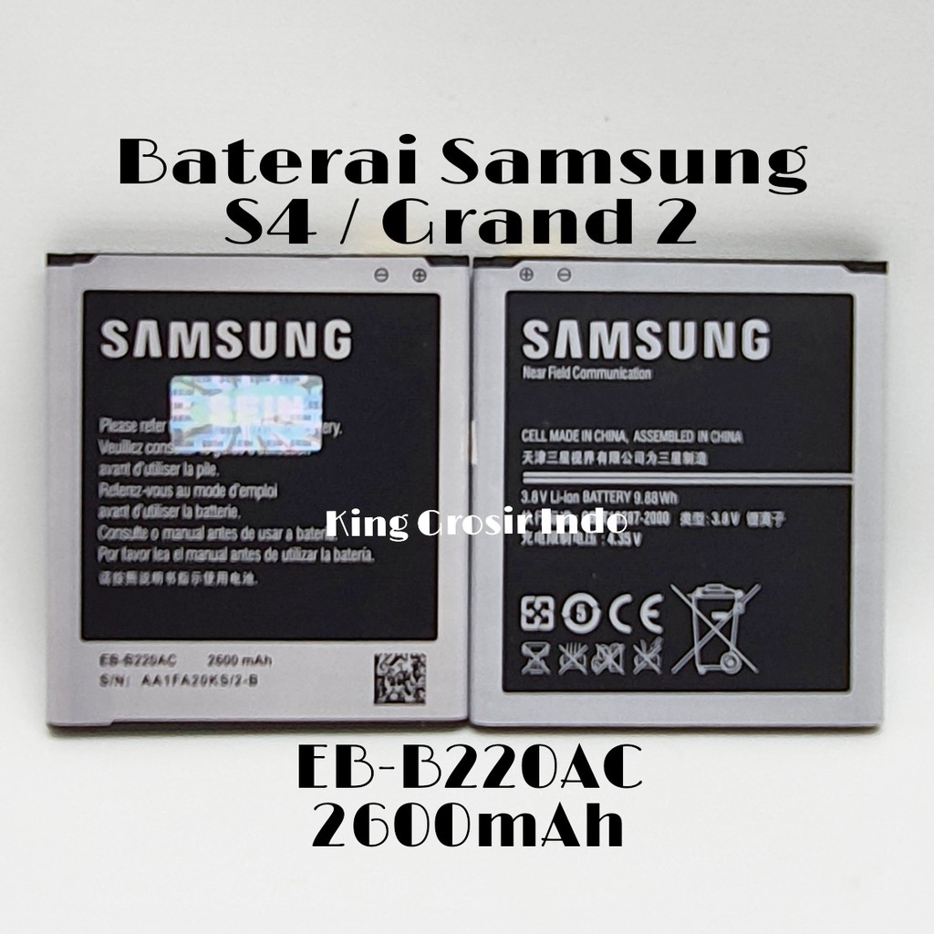 Baterai Samsung S4 / Grand 2 Original OEM EB-B220AC Battery