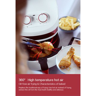 Nathome AIR FRYER, Nathome 4L Air Fryer, Oil-free Zero Fat Healthy High Quality Fryer For Kitchen Appliances