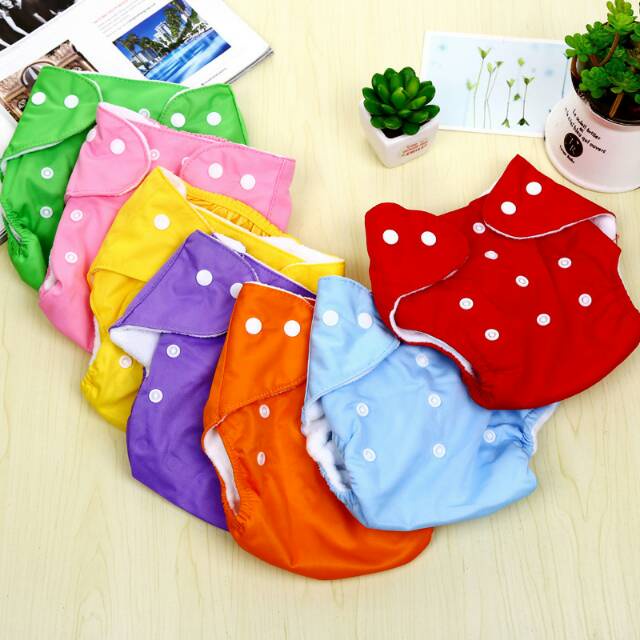 Popok Bayi Kain Kancing / Clodi Bayi Dapat Di Cuci &amp; Pakai Kembali