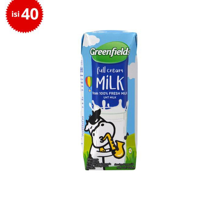 

Susu Greenfields Full Cream Milk 125 Ml X 40PSC susu TERPERCAYA