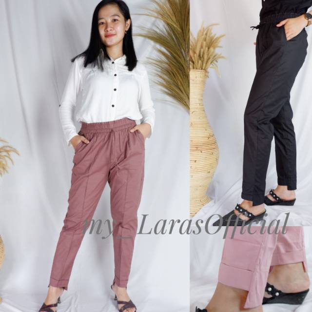  CELANA  KATUN STRETCH MODEL BAGGY  PANTS  Shopee Indonesia