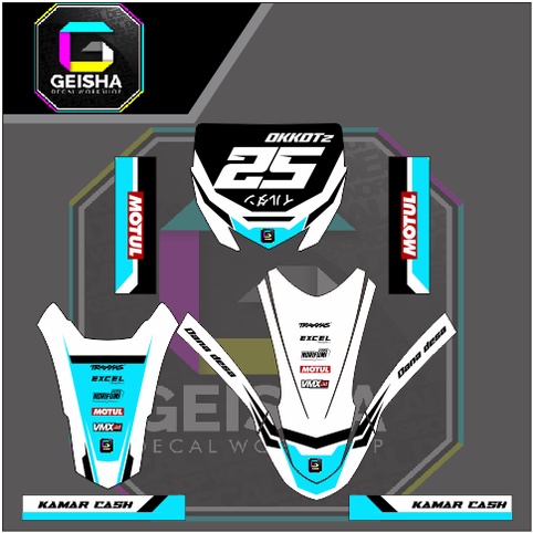 DECAL GTX YZ NEW KHUSUS CUSTOM