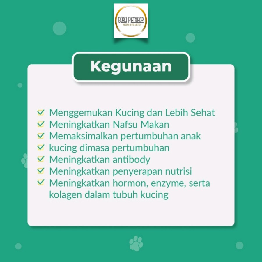 Easy Fat Kucing Vitamin Penggemuk Kucing Supplement Nafsu Makan Kucing