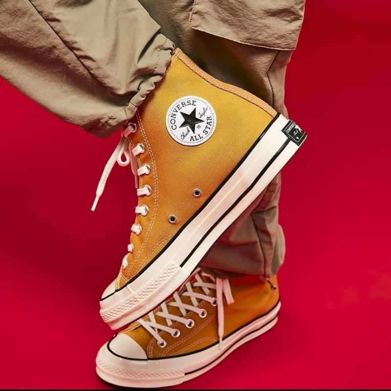 SEPATU IMPORT CONVERSE 70S Yellow Kuning HIGH PREMIUM QUALITY VIETNAM SNEAKERS PRIA WANITA CEWEK COWOK KADO HADIAH BERKUALITAS TERJANGKAU AWET