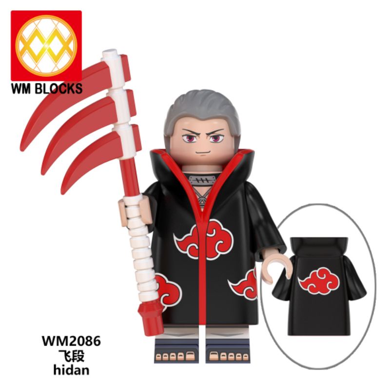 mainan minifigure naruto wm2086 hidan lego ninja bootleg manga anime edukasi brick blok murah