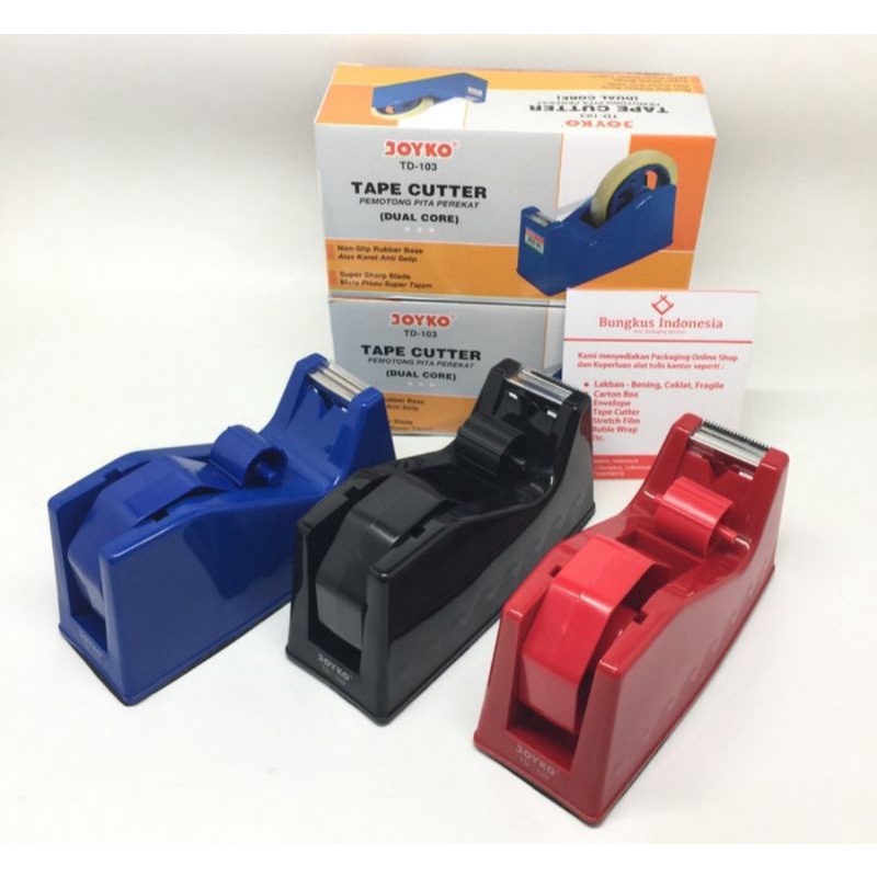 

Joyko Tape Dispenser TD-103 - Tape Cutter - Tempat Isolasi