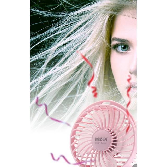 Kipas Portable Robot, Angin Kencang RT-BF09