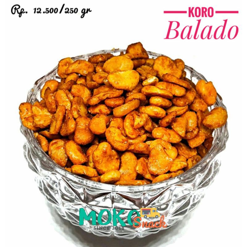 

Snack cemilan kiloan kacang koro | Koro balado 250gr