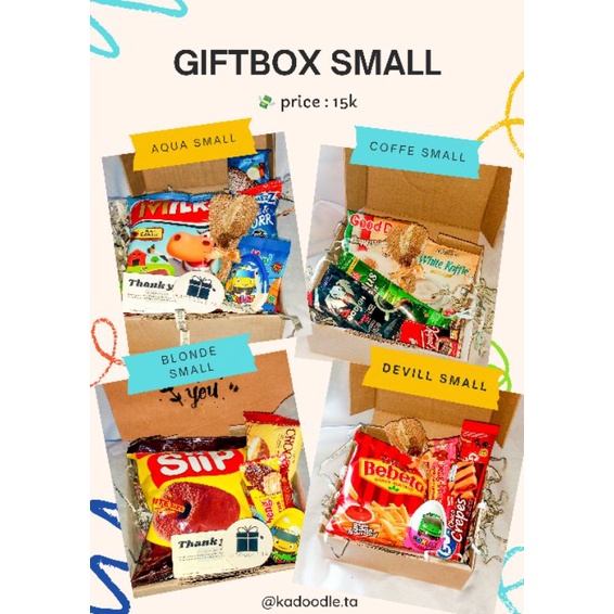 

GIFTBOX SNACK MINI HAMPERS MURAH SMALL MINI GIFTBOX KADO AESTHETIC GIFTBOX MURAH KADO PACAR KADO SAHABAT