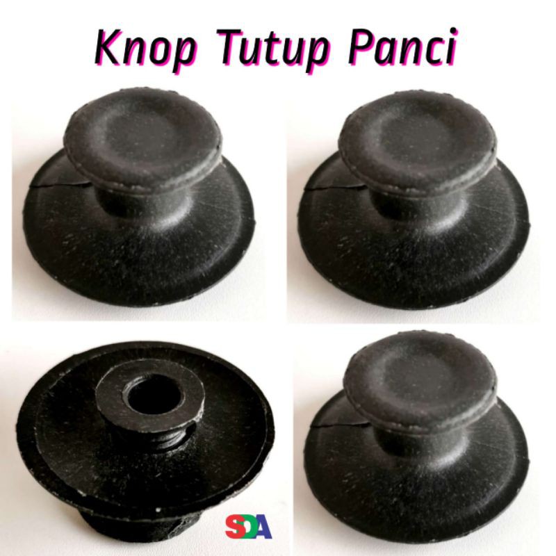 Knop Tutup Panci Warna Hitam/Pentol Tutup Panci