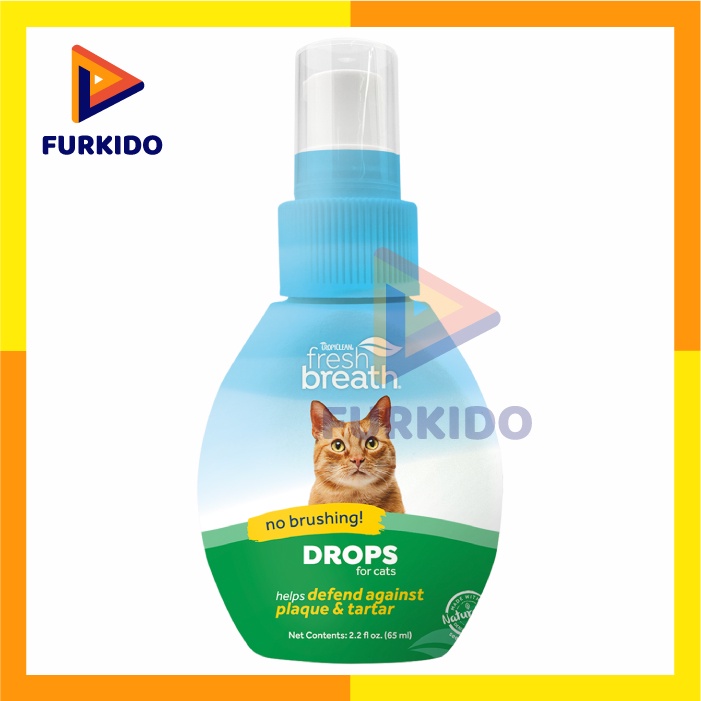 Tropiclean Fresh Breath for Cat Drops 65ml - Pengharum Mulut Kucing