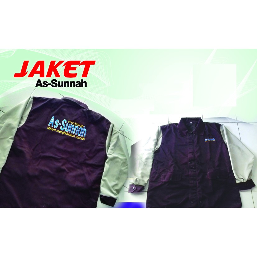 Jaket As-Sunnah model 1 muka & 2 Muka