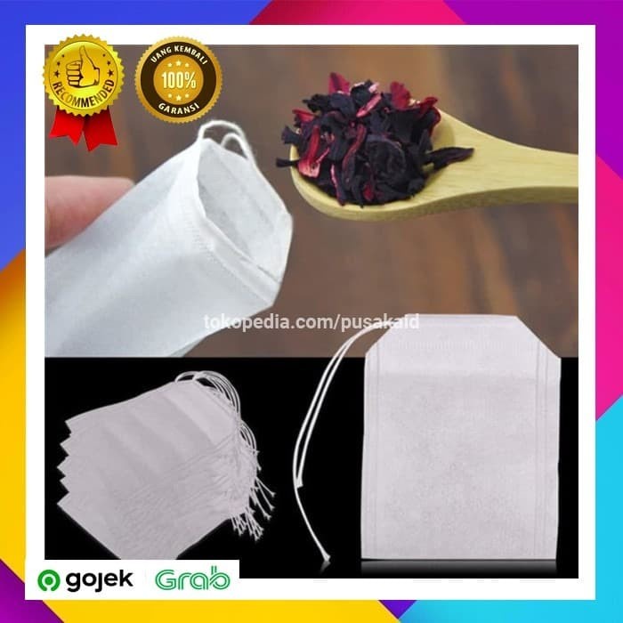 

Kantong Teh Celup Kosong Teabag 100PCS - White