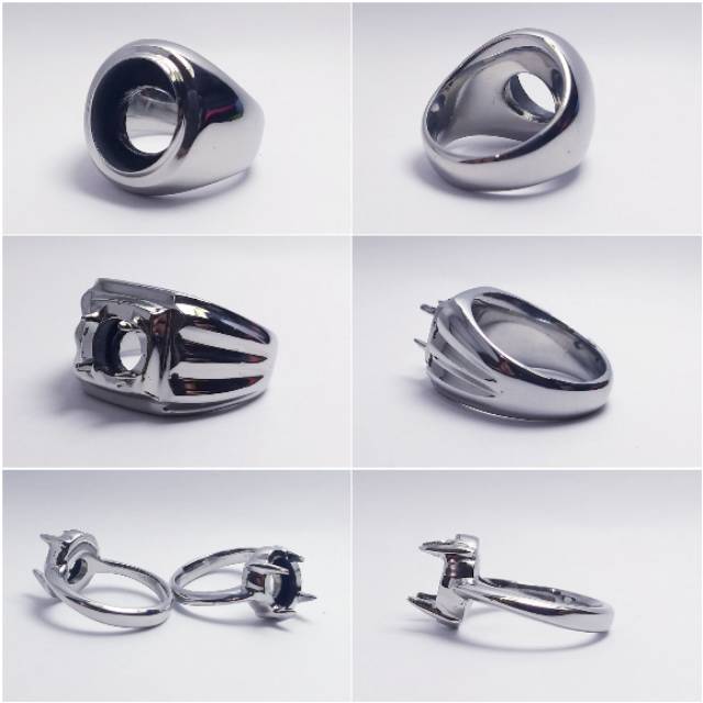 Custom Cincin Emban Ikat Batu Akik Dan Permata Handmade Tempa Tanpa Sambungan Kualitas Halusan Shopee Indonesia