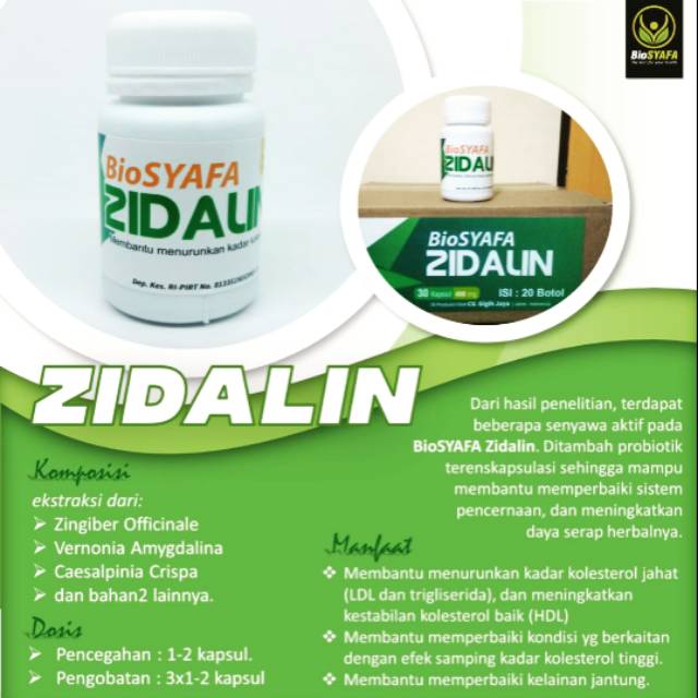 BIOSYAFA ZIDALIN Probiotik Siklus