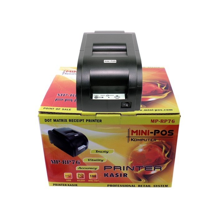 MINIPOS MP-RP76L PRINTER STRUK KASIR KERTAS RANGKAP DOT MATRIX MINIPOS MP RP76 LAN SUPPORT RJ11