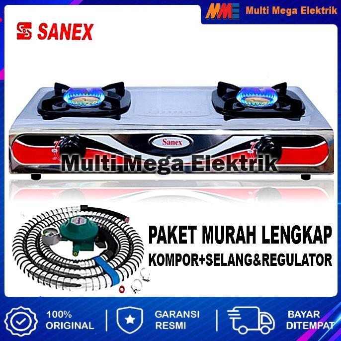 Kompor Gas Sanex / Kompor Gas 2 Tungku / Kompor 2 Tungku / Kompor 2 Tungku Murah / Kompor Gas 2 Tung
