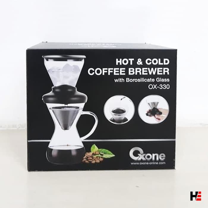 Coffee Brewer Oxone Hot &amp; Cold OX-330 With Borosilicate Glass