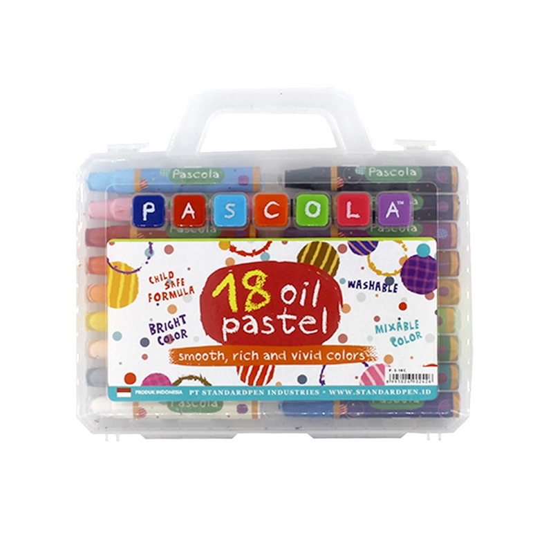 

Pascola - Oil Pastel 18 (Crayon Isi 18 / Set)