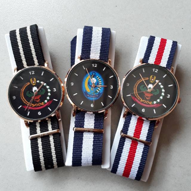 Jam tangan Custom  Tali Kanvas