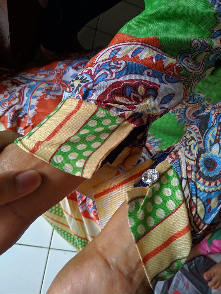Daster Gamis Batik Busui Model Syari / Bahan Katun Murah / Bisa Utk Harian / Gamis Olivia
