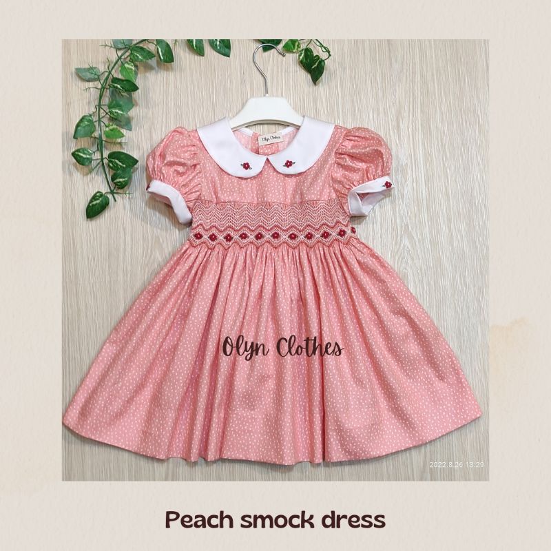Baju Smock Anak Perempuan/baju pesta anak/dress smock