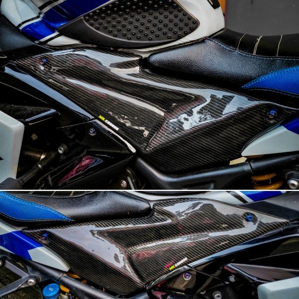 Readyy deltabox aki yamaha r25 body fairing r25 mt25 cover tutup aki r25 Stok Terbatass