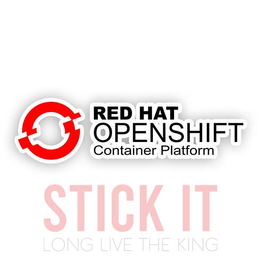 

Stiker sablon setrika DTF kaos baju sticker vinyl redhat openshift programmer 83