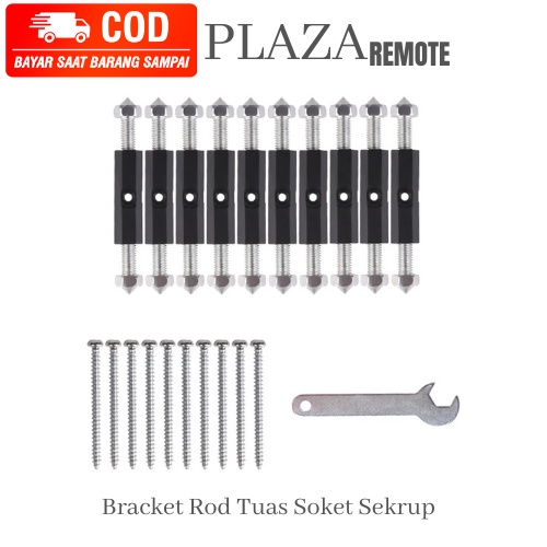 Saklar Dinding 86MM Kaset Kecil Perbaikan Kerusakan Alat Panjang dapat Disesuaikan Bracket Rod Tuas Soket Sekrup