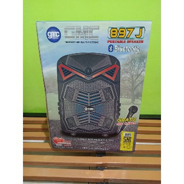 GMC 897J SPEAKER PORTABLE MULTIMEDIA WITH BLUETOOTH USB FREE MIC WIRELLESS