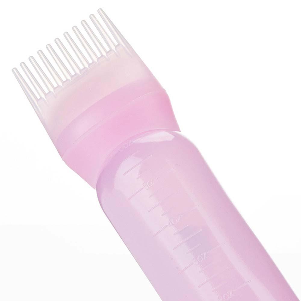 Needway   Botol Aplikator Botol Kosong Sisir Minyak Dispensing Pewarna Rambut Sisir Mewarnai Botol Shampoo