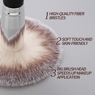 Image of thu nhỏ MAANGE Mini Makeup Brush For Powder Contour Foundation Makeup (3 Pcs) #2