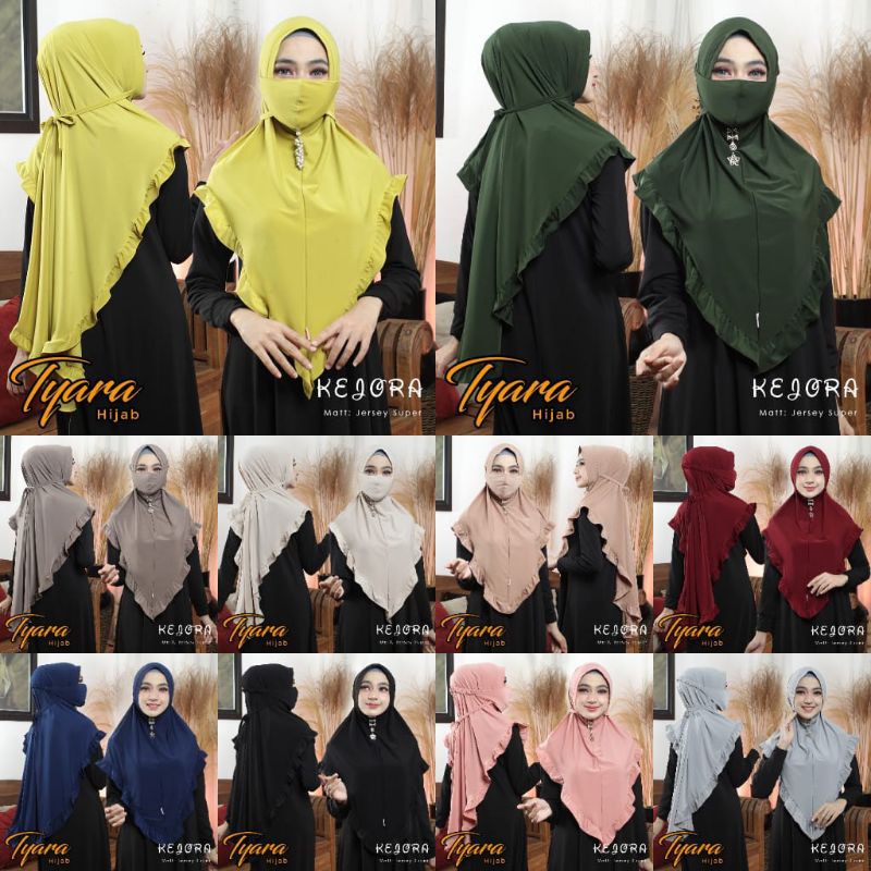 Bergo Khimar Kejora Mini Original Tyara Hijab