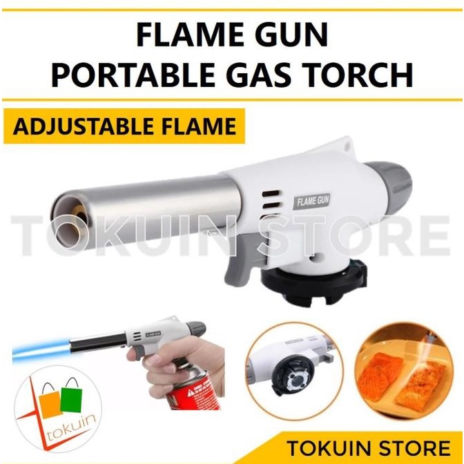 Blow Gas Torch Flame Gun Pemantik Api Alat Bakar BBQ Sate Las Portable MURMER