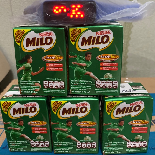 

Susu milo free jam tangan LED