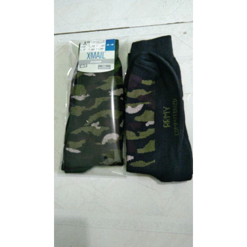 kaos kaki PDL loreng ARMY TENTARA real pick