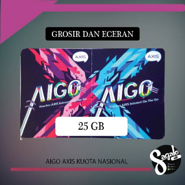 AIGO AXIS 25 GB KUOTA NASIONAL 60 HARI