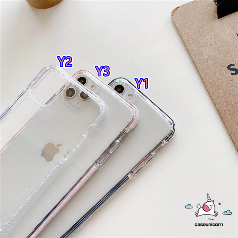 Soft Case Tpu Transparan Shockproof Anti Jatuh Untuk Iphone 12 11 Pro Max Xr Xs Max X 6s 8 7 Plus Se 2020