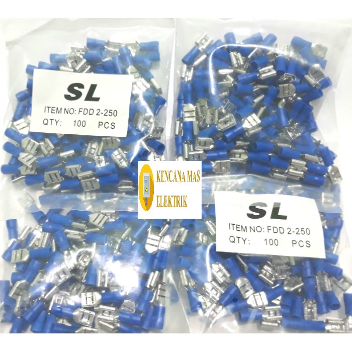 SKUN KABEL INSULATED FEMALE DISCONNECTS FDD 2-250