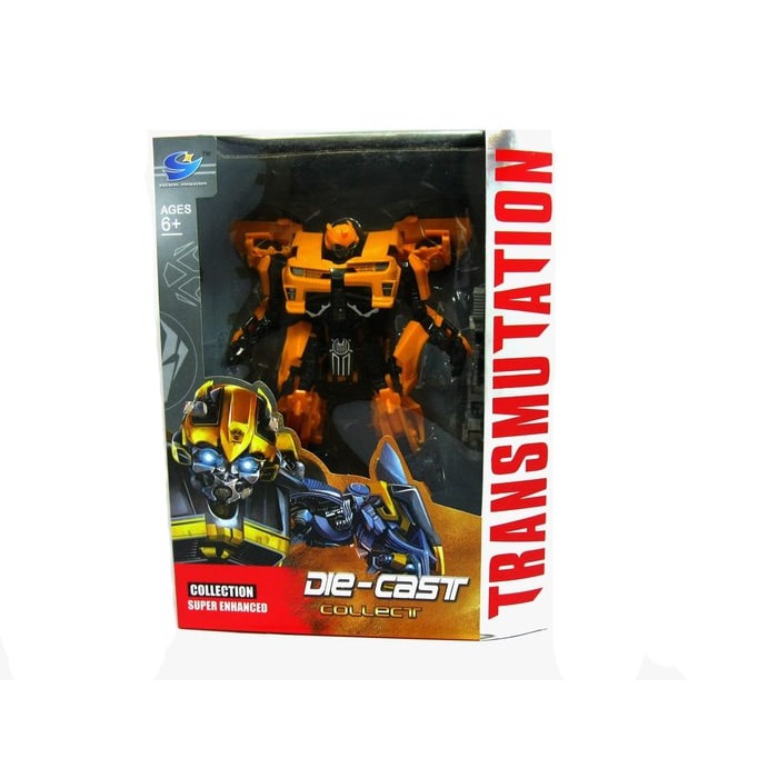 DIECAST TRANSFORMER BUMBLEBEE - MAINAN ROBOT BUMBLEBEE
