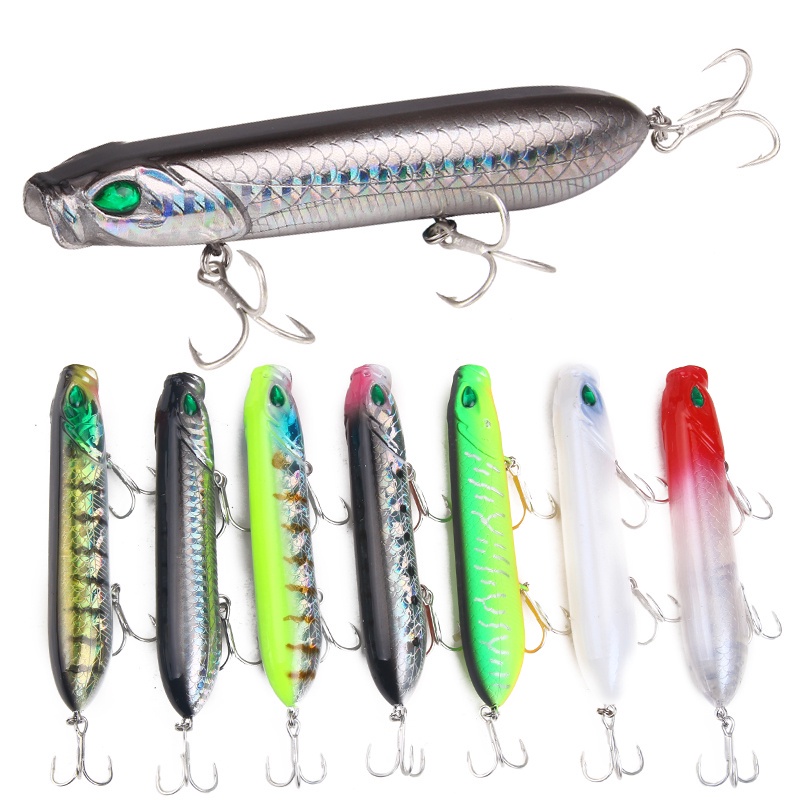 1pc Umpan Pancing Ikan Minnow Bahan Plastik Berat 18g / 11.5cm Spinner