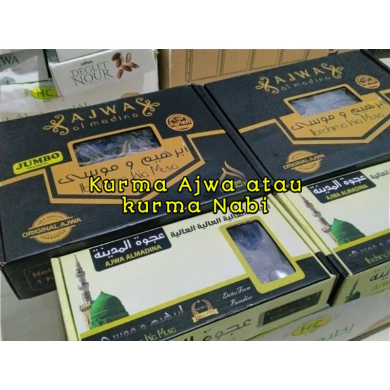 

Kurma Ajwa Kurma Nabi Asli Madinah 500gr