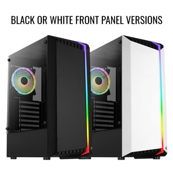 AEROCOOL BIONIC 1FAN + FRONT STRIP RGB