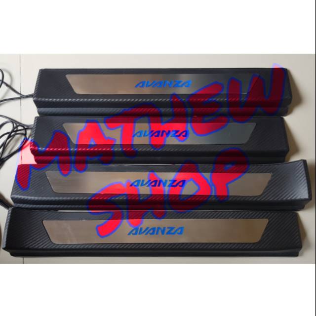 Door Sill Plate All New Avanza 2012 2013 2014 2015 Led/ Sillplate Pintu Avanza / Sill Plate Avanza