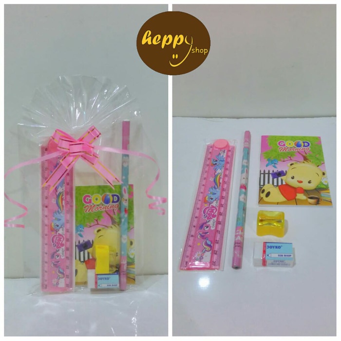 

tulis-alat-paket- paket alat tulis notes (souvenir ultah, souvenir ulang tahun) - laki laki -paket-