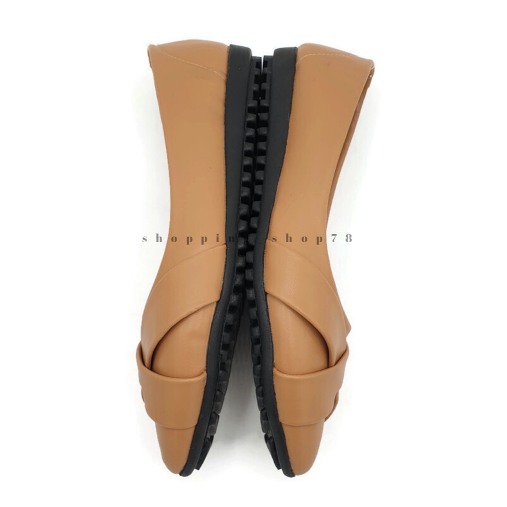 Sepatu Wanita Flat Shoes Silang Lancip Gratica BO5 SL