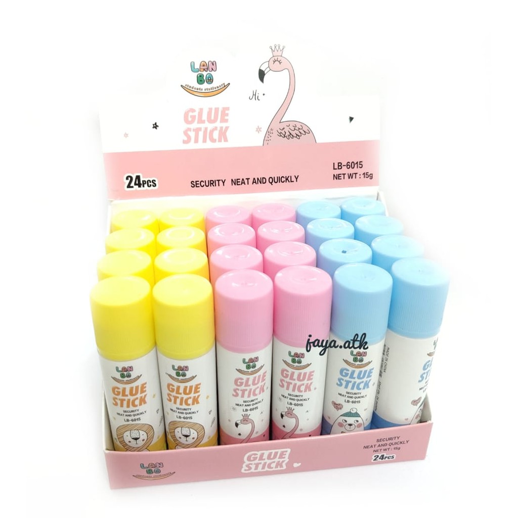 

LEM STICK LEM KERTAS STIK STICK LUCU 15 GRAM GLUE STICK LB-6015