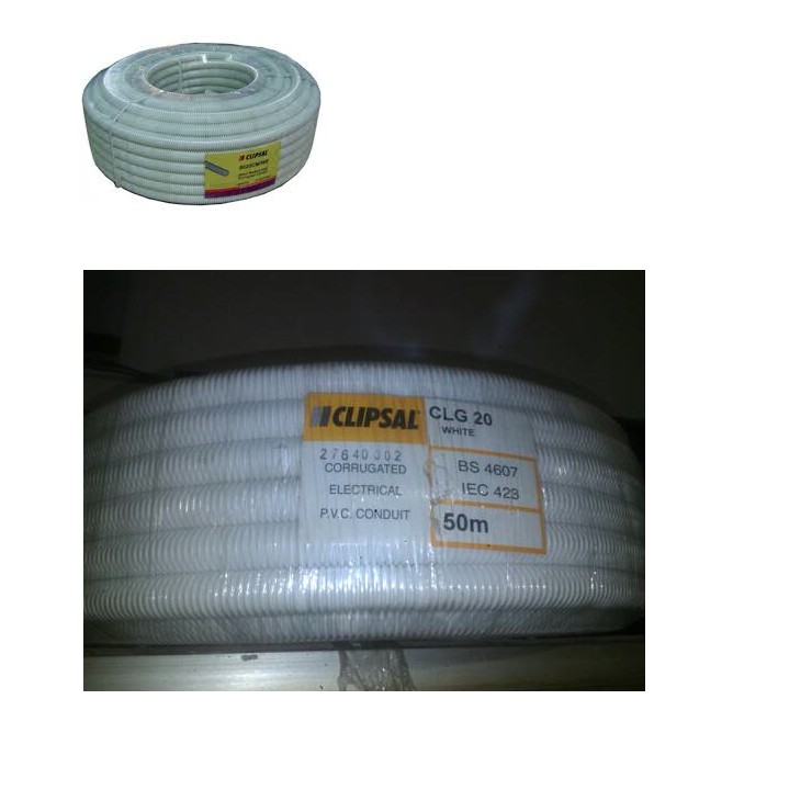 Flexible Conduit PVC 25mm merk Clipsal