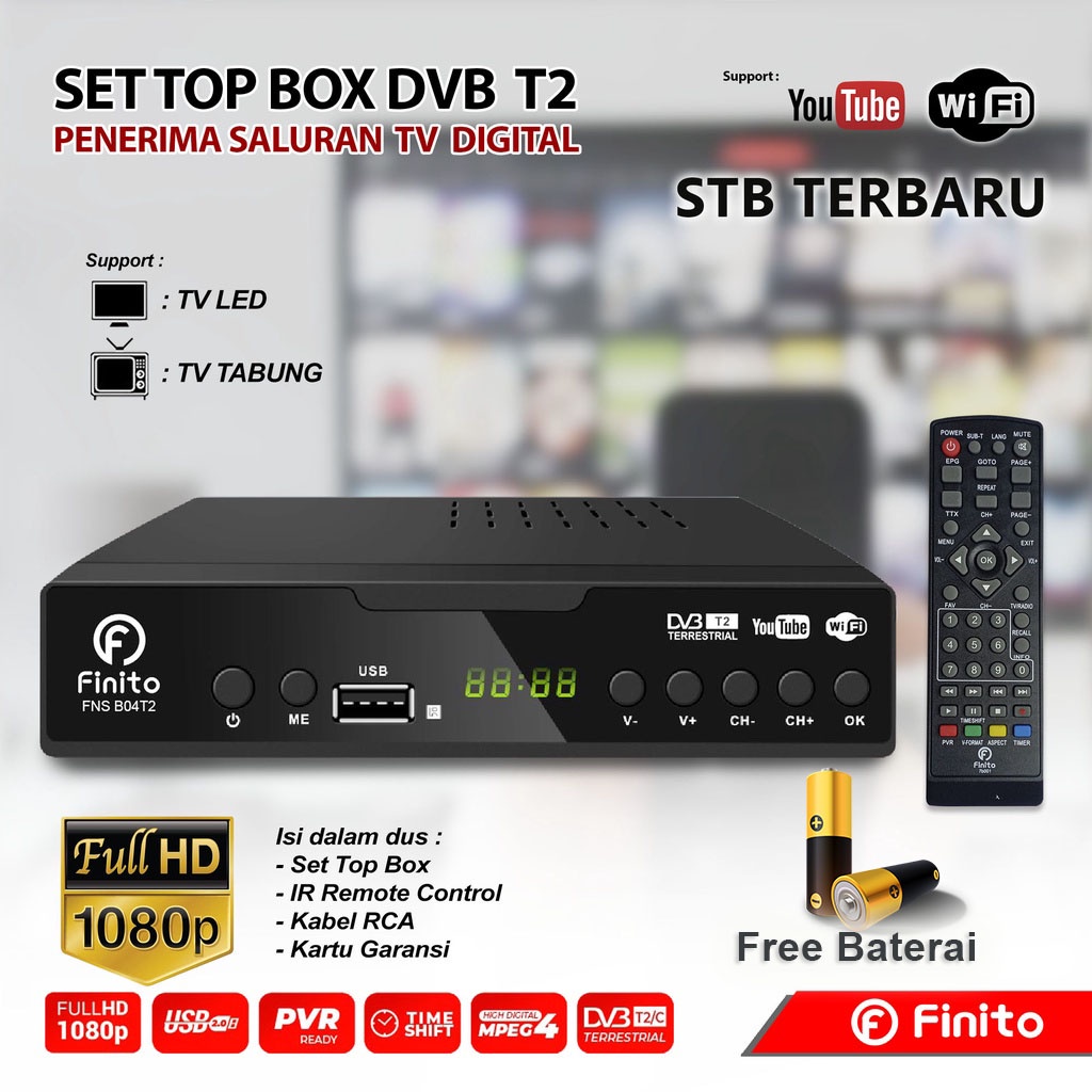 REMOT DIGITAL SET TOP BOX T2 FINITO