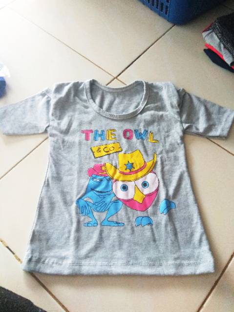 SALE kaos anak halus + adem untuk 1-3 tahun ya bunda